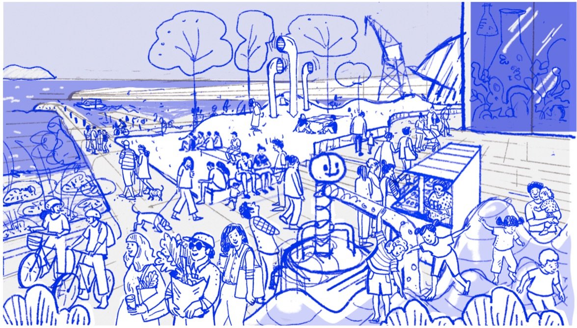 Minderoo: concept drawings for maritime science museum