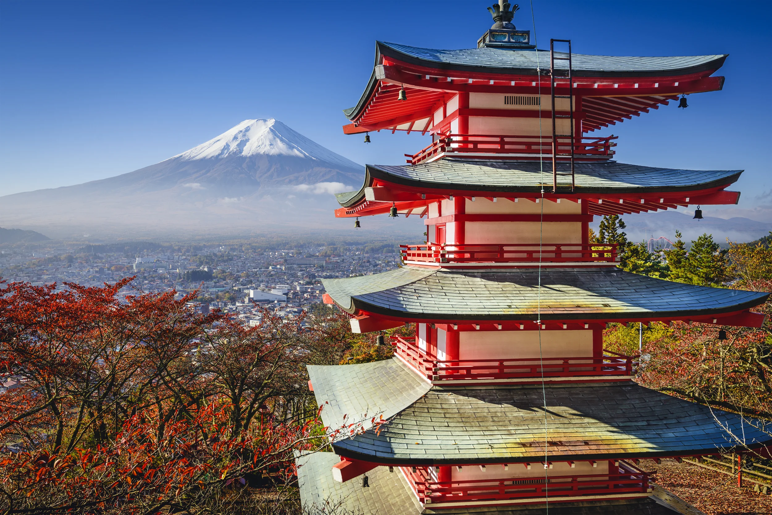 Mountain Fuji and Pagoda