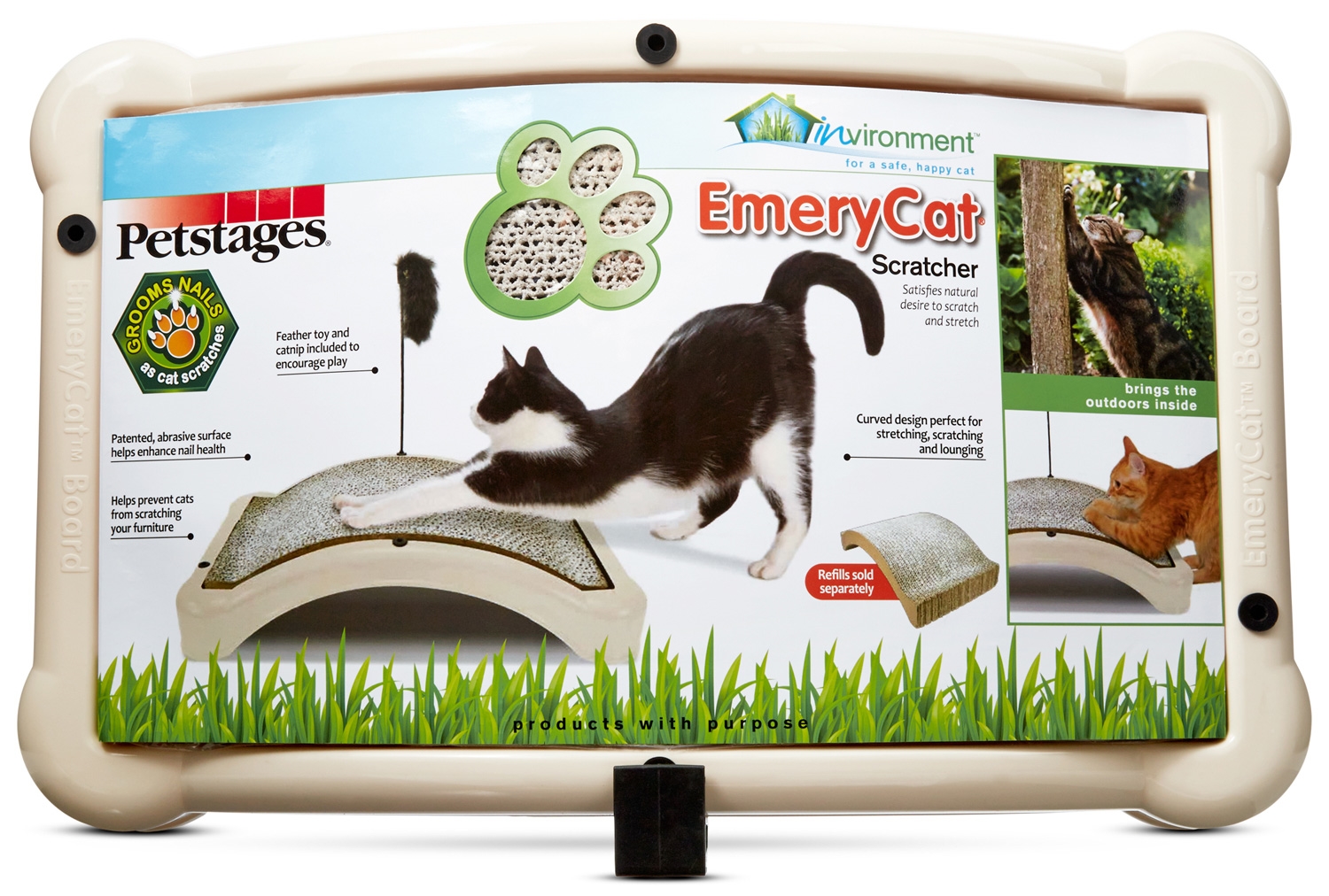 &nbsp; &nbsp; &nbsp; &nbsp; &nbsp; Emery Cat Scratcher - NEW - Environment Design - Earth Friendly