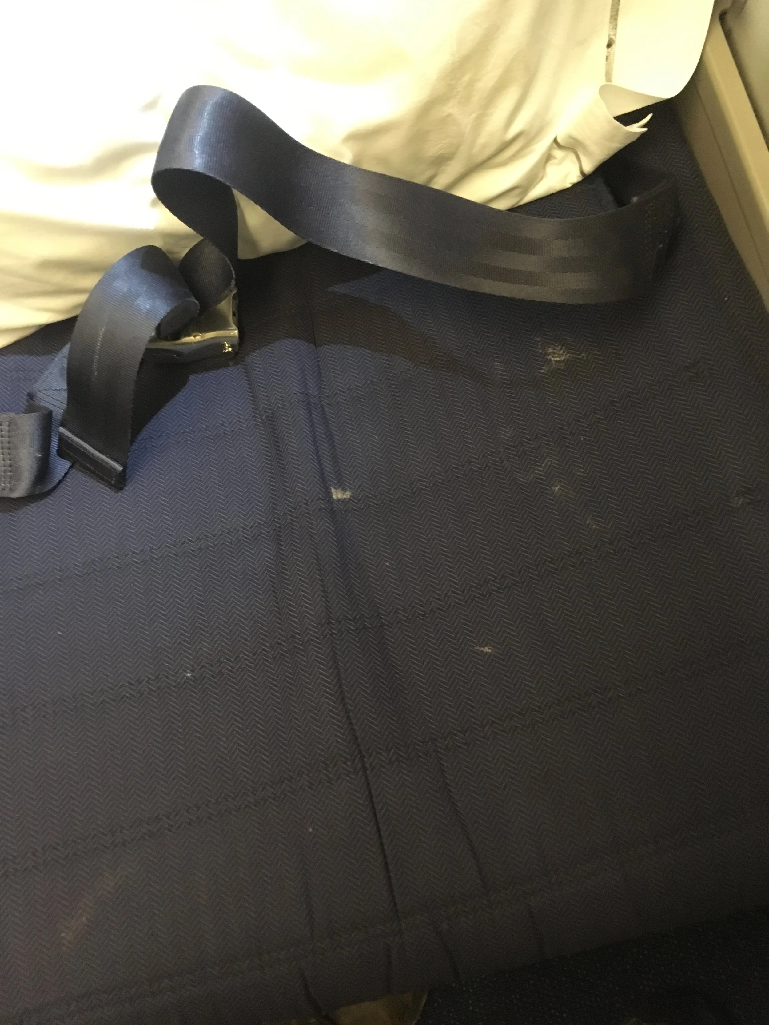 Filthy Club World seat on British Airways.