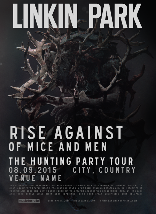 The Hunting Party Tour Poster