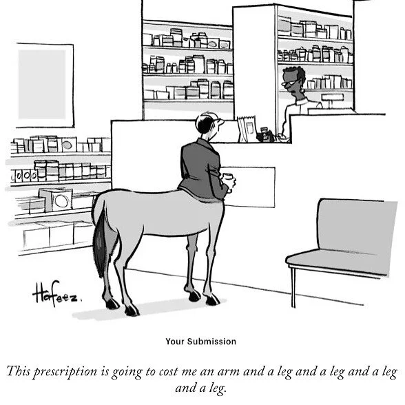 Giddy up, doc.