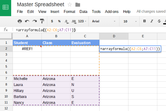 arrayformula example of vmerge.png