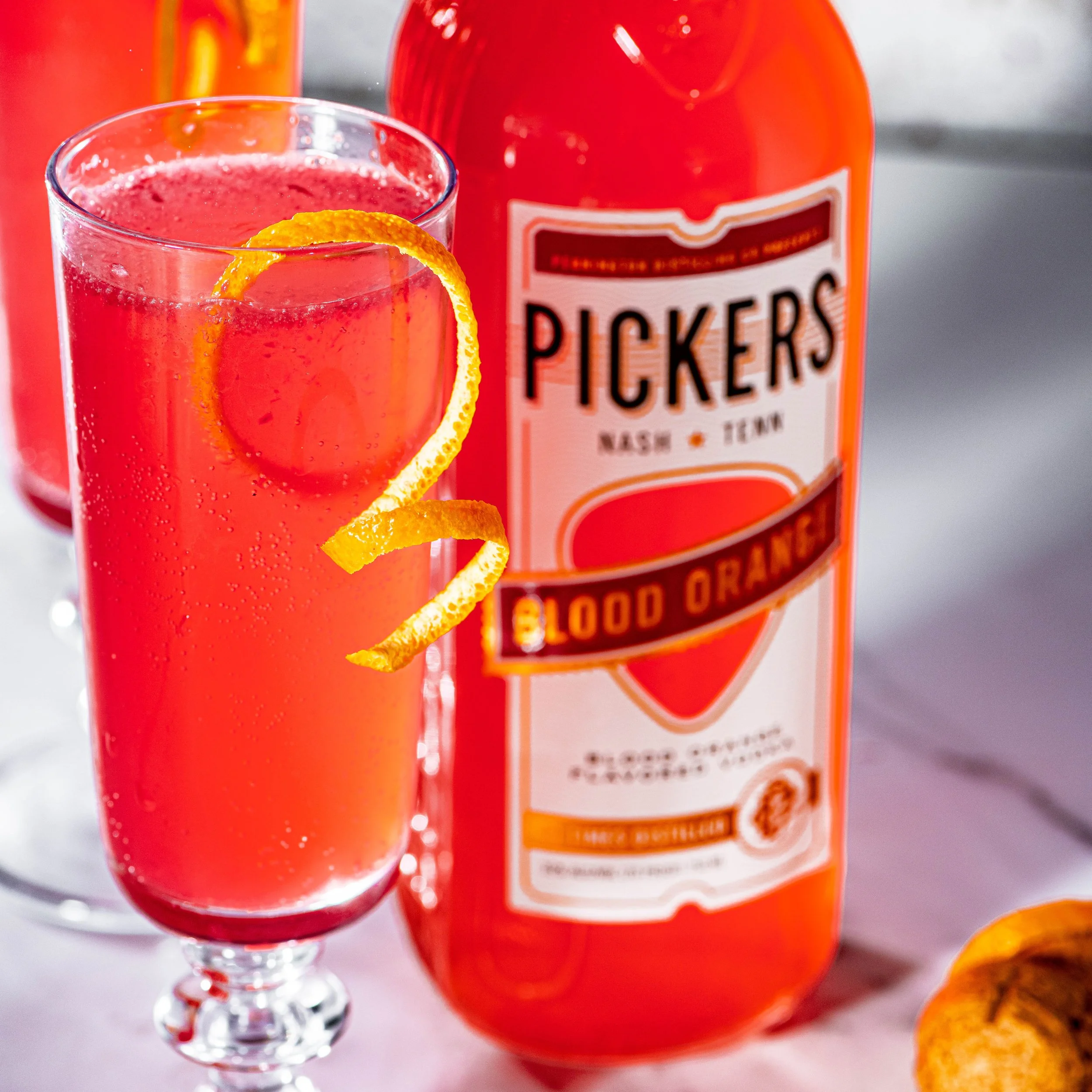 Blood Orange Sparkler — Pickers Vodka