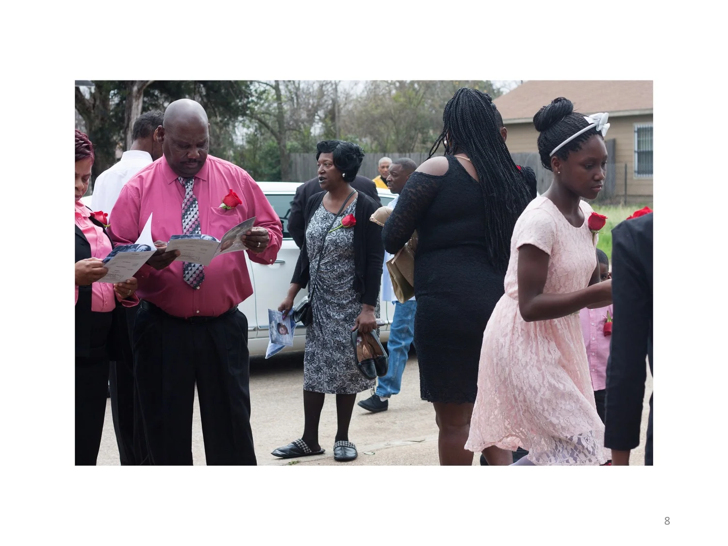 8. Untitled (day of Bertha's funeral), Dallas, Texas, 2015 Image included in the Mourning Breaks exhibition, and is part of the ongoing work documenting my family.