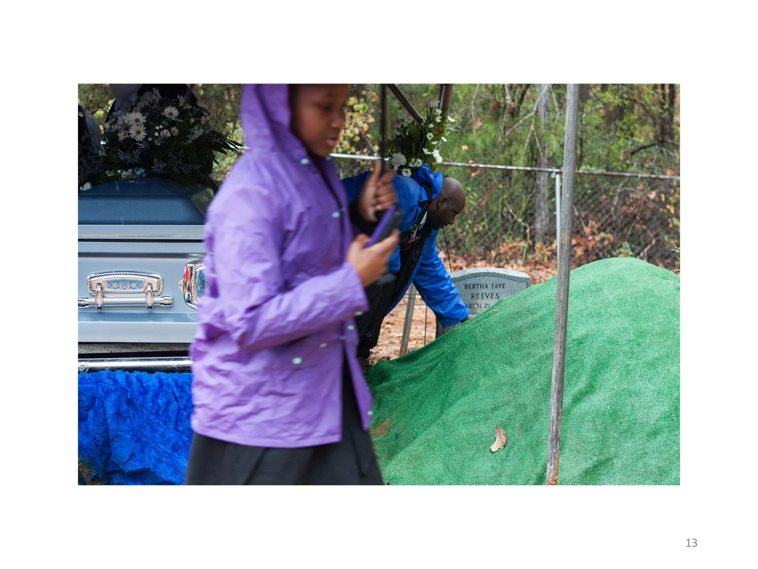 13. Untitled (day of Pam's funeral), Tatum, Texas, 2015 Image included in the Mourning Breaks exhibition, and is part of the ongoing work documenting my family.