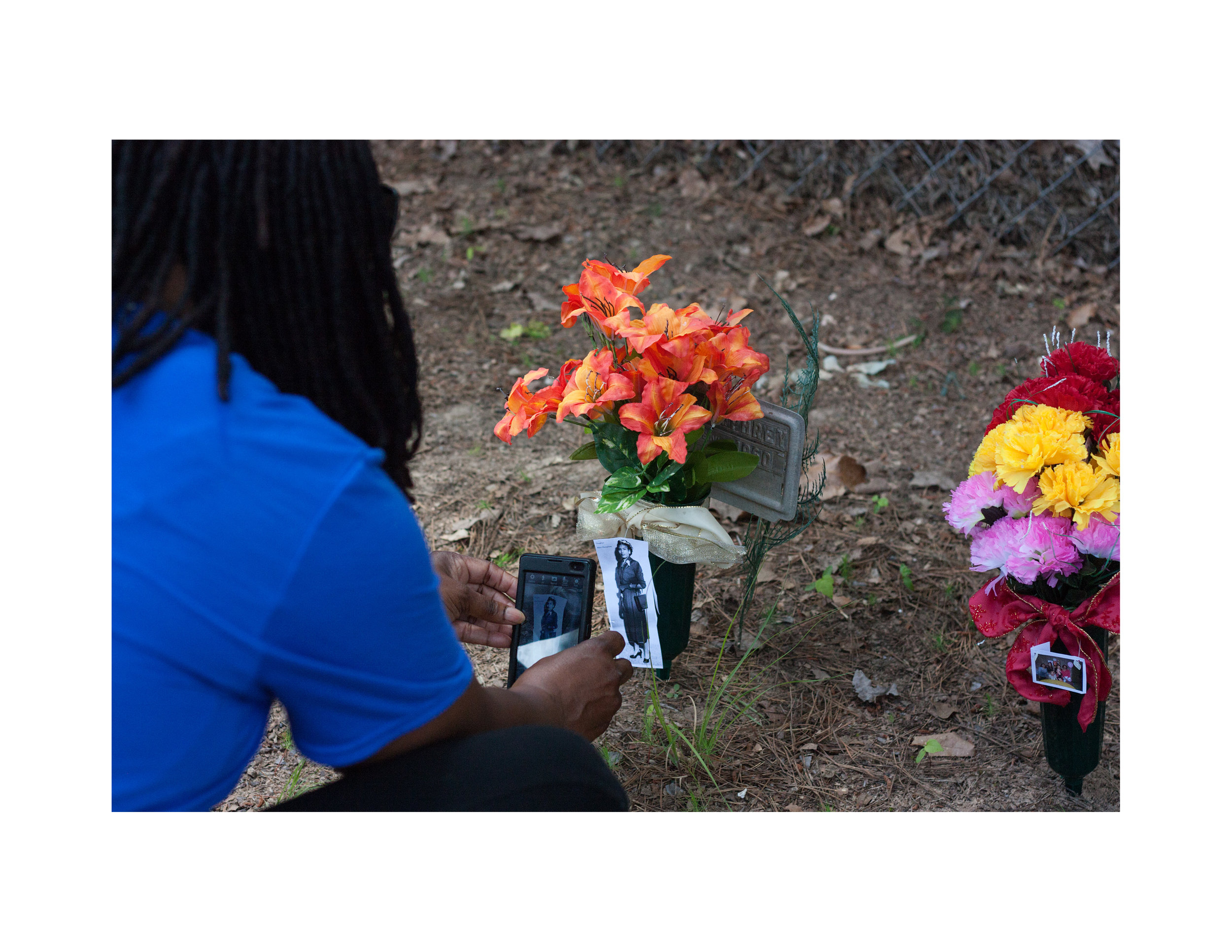 Untitled (annual Trammel Cemetery cleanup), Tatum, Texas, 2015