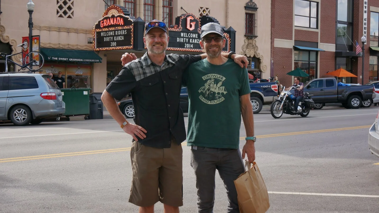 Friday evening after the rider meeting.