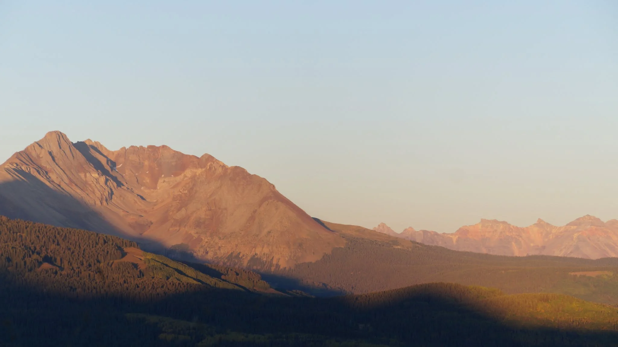 Great look at the San Juans from Black Mesa hut