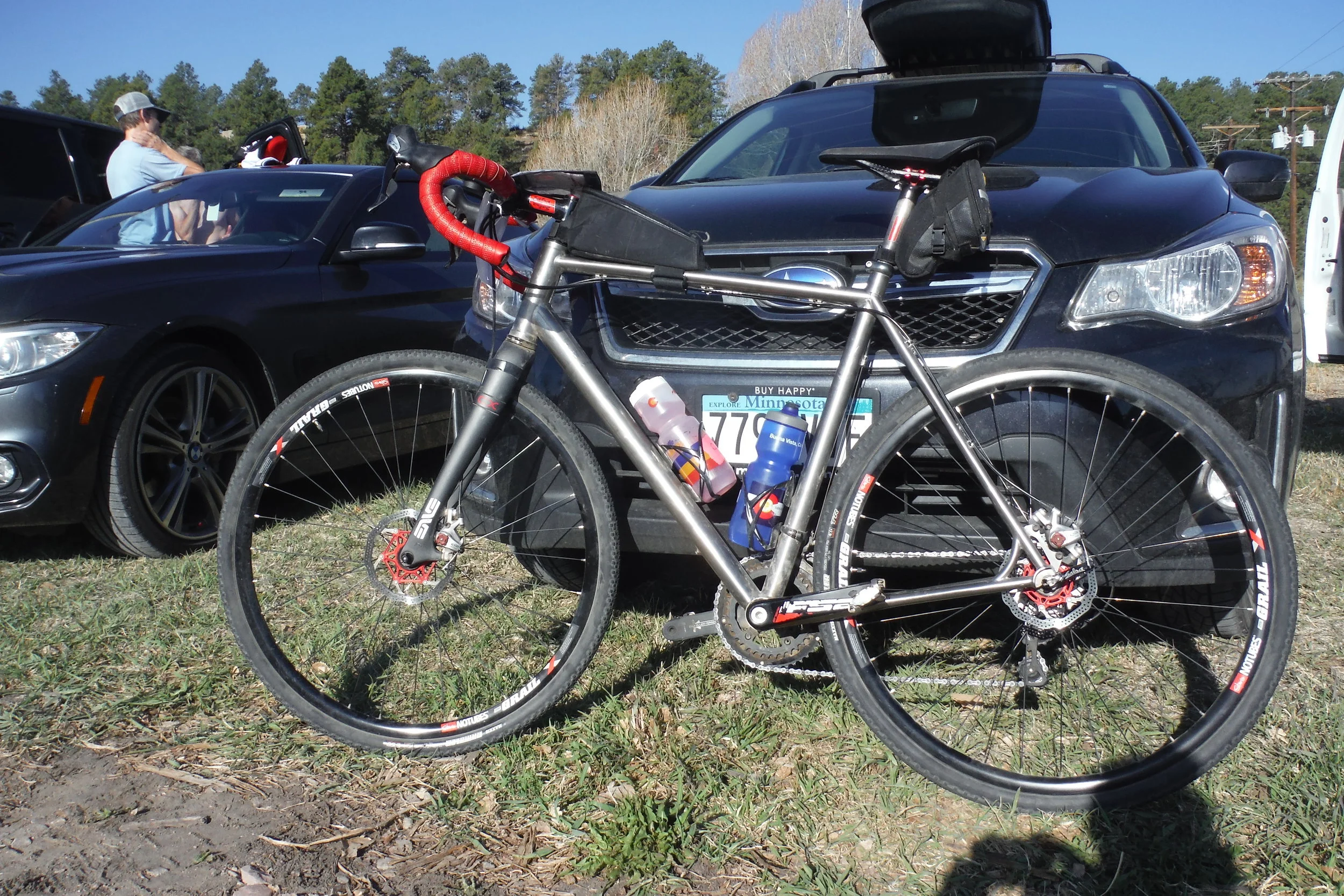 Still my favorite bike, a 2012 Salsa Warbird Ti.