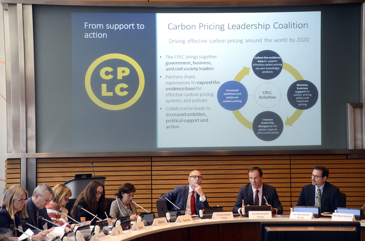 Picture from the opening session of the CPLC Design Meeting, September 16th. Photo Credit: World Bank 