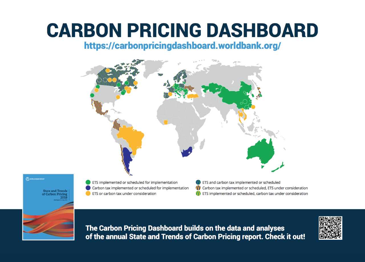 Mapping Carbon Pricing Around the World — Carbon Pricing Leadership