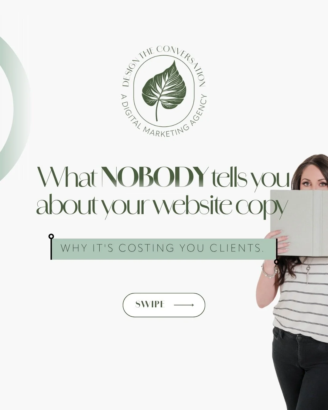 Your website copy is costing you clients and you probably have no idea why.

The biggest red flag? Your copy sounds just like everyone else in your industry and your dream client can&rsquo;t tell that you&rsquo;re her person. That&rsquo;s just going 