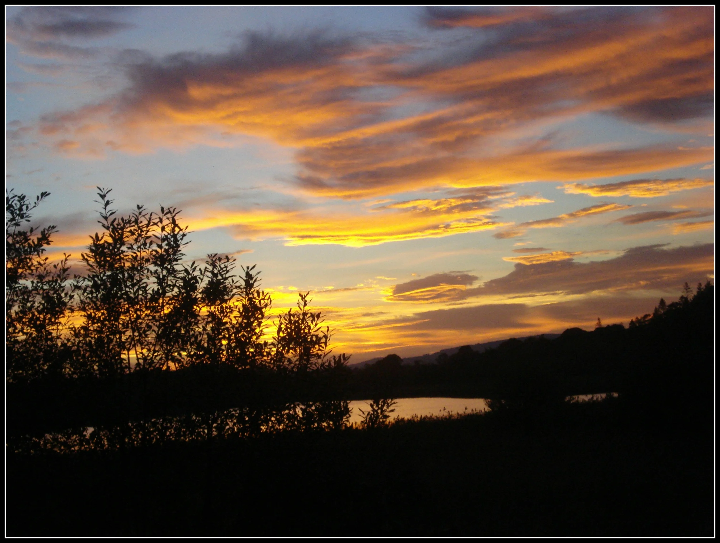 Sunset at Riverhaven.