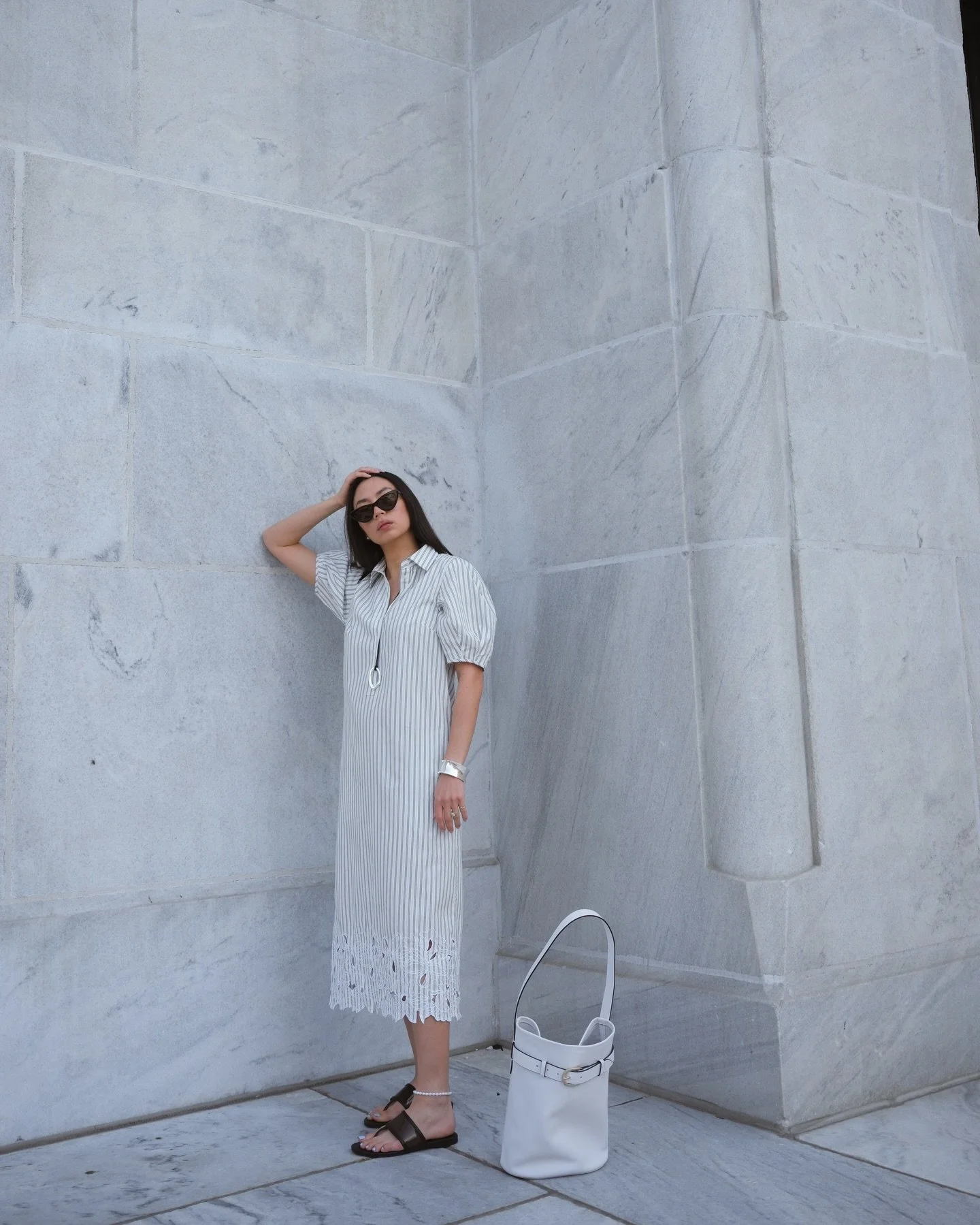 #AD a whole serve in one easy dress to make &ldquo;hot mom&rdquo; day less work on my hot mom brain @jcrew