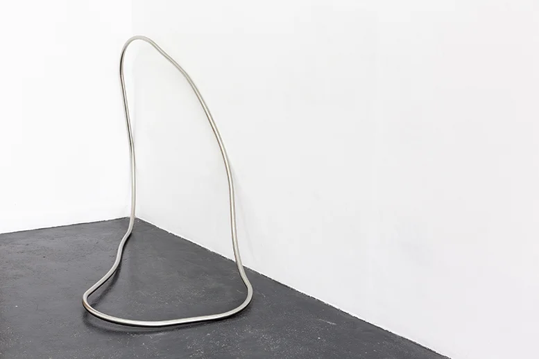 Image: Kate Bohunnis, with each little death, 2019, installation detail, stainless steel, latex, thread. Photo credit: Janelle Low
