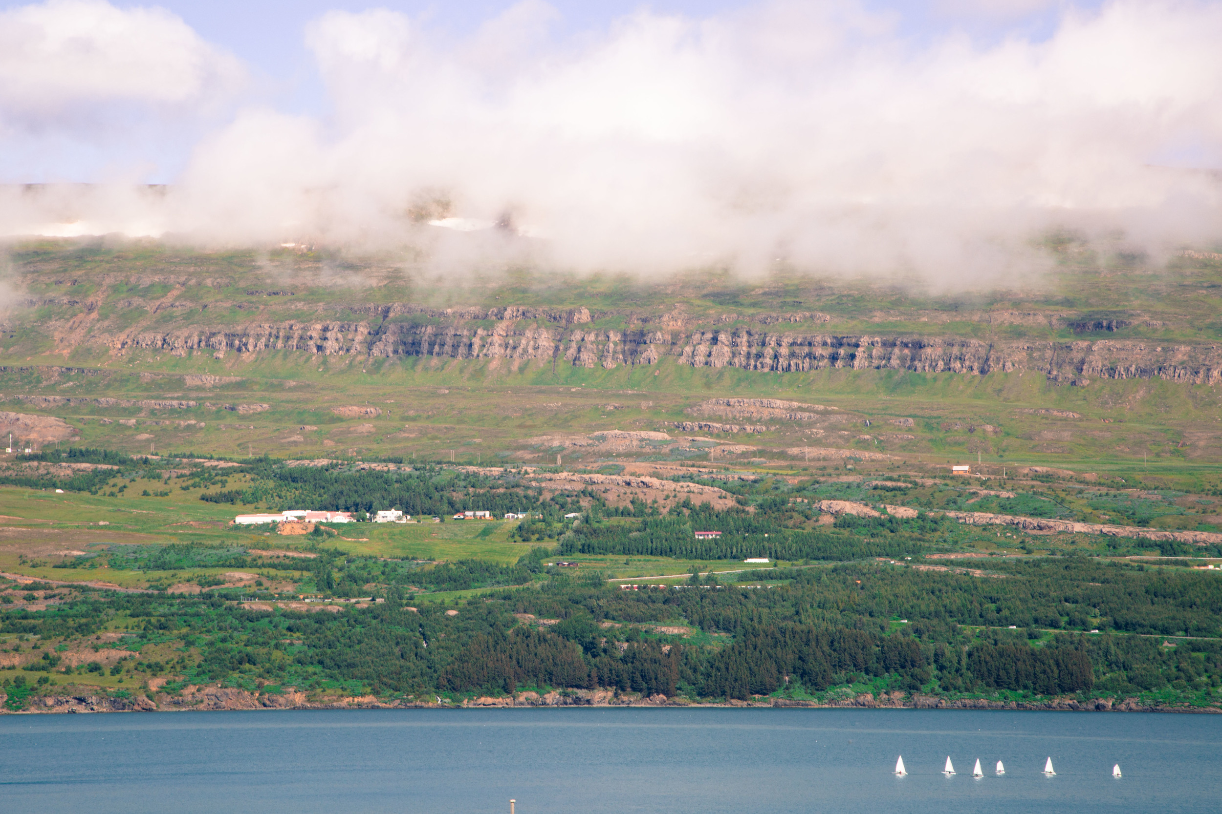 Sailing in Eyjafjörður