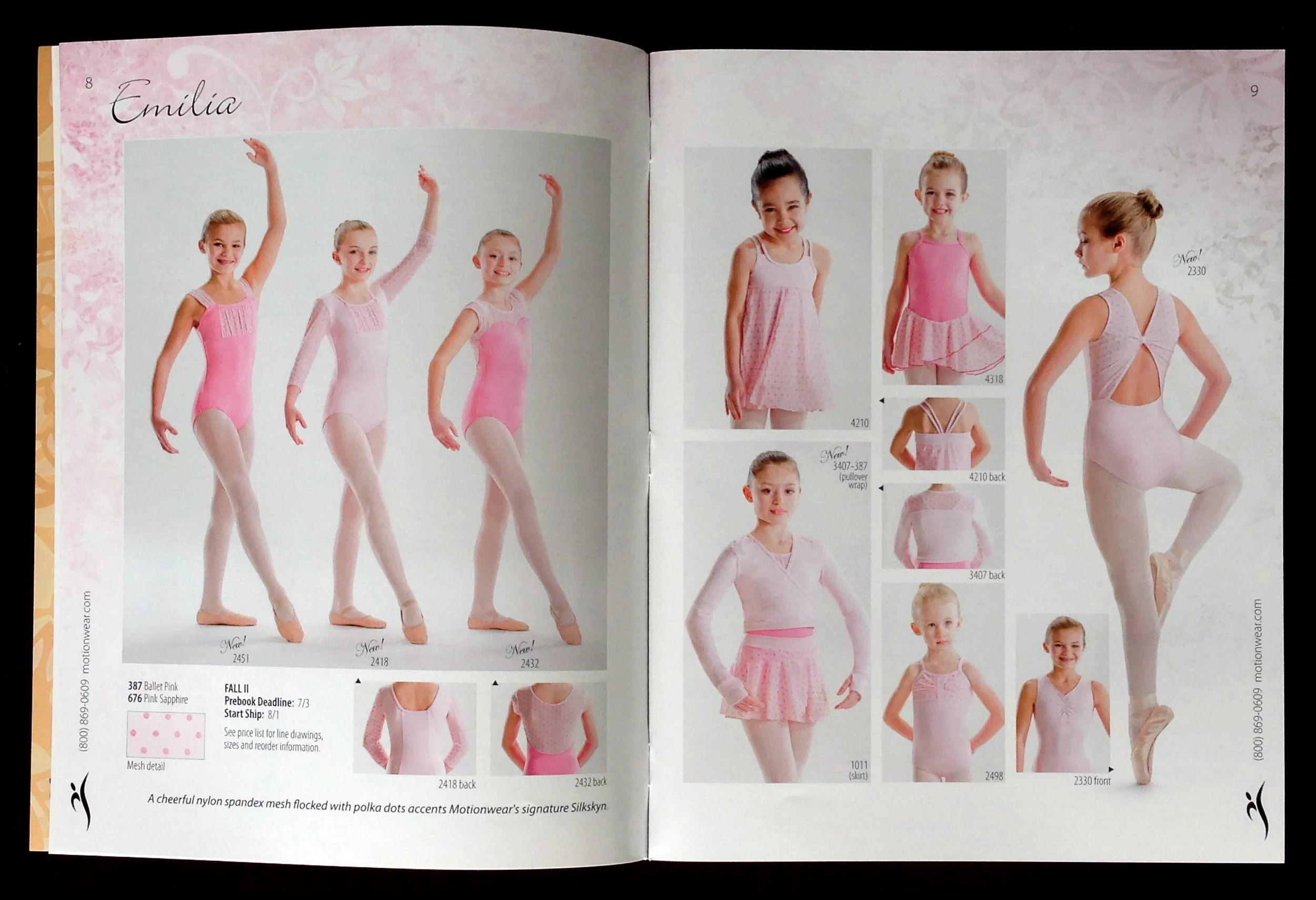 Catalog work done for Motionwear LLC.