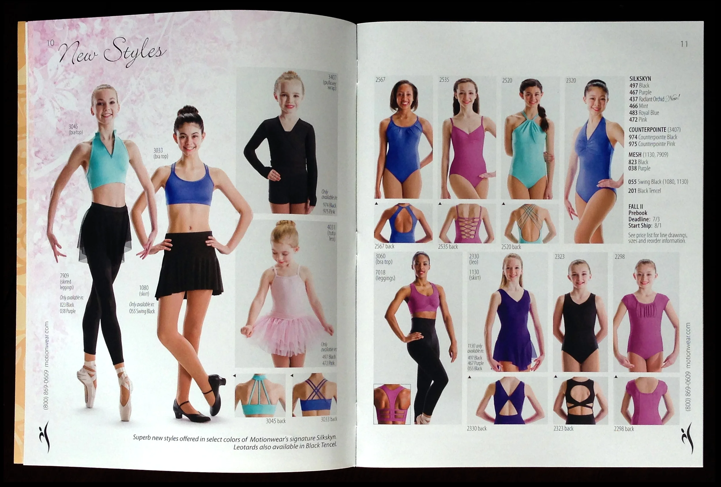 Catalog work done for Motionwear LLC.