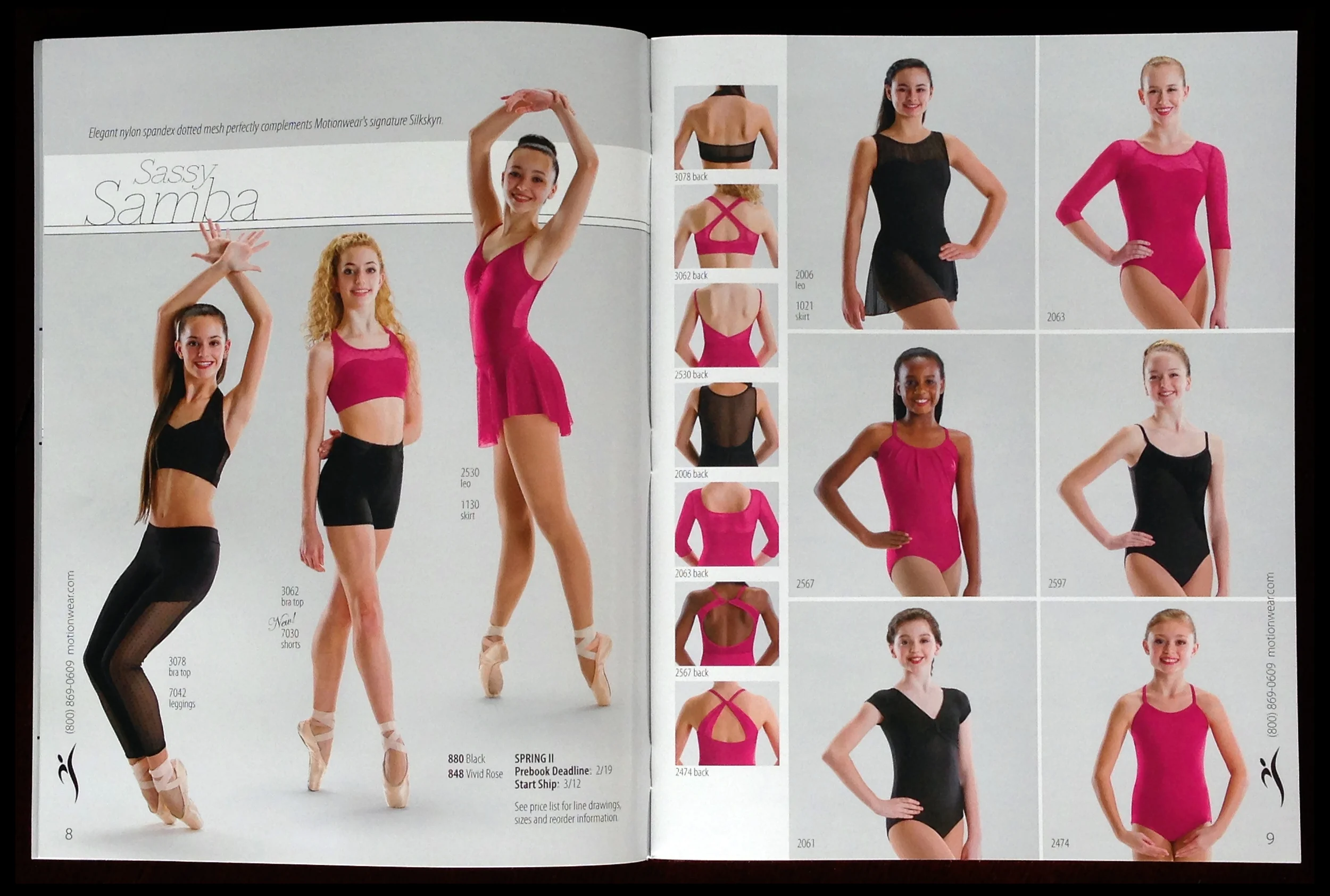 Catalog work done for Motionwear LLC.