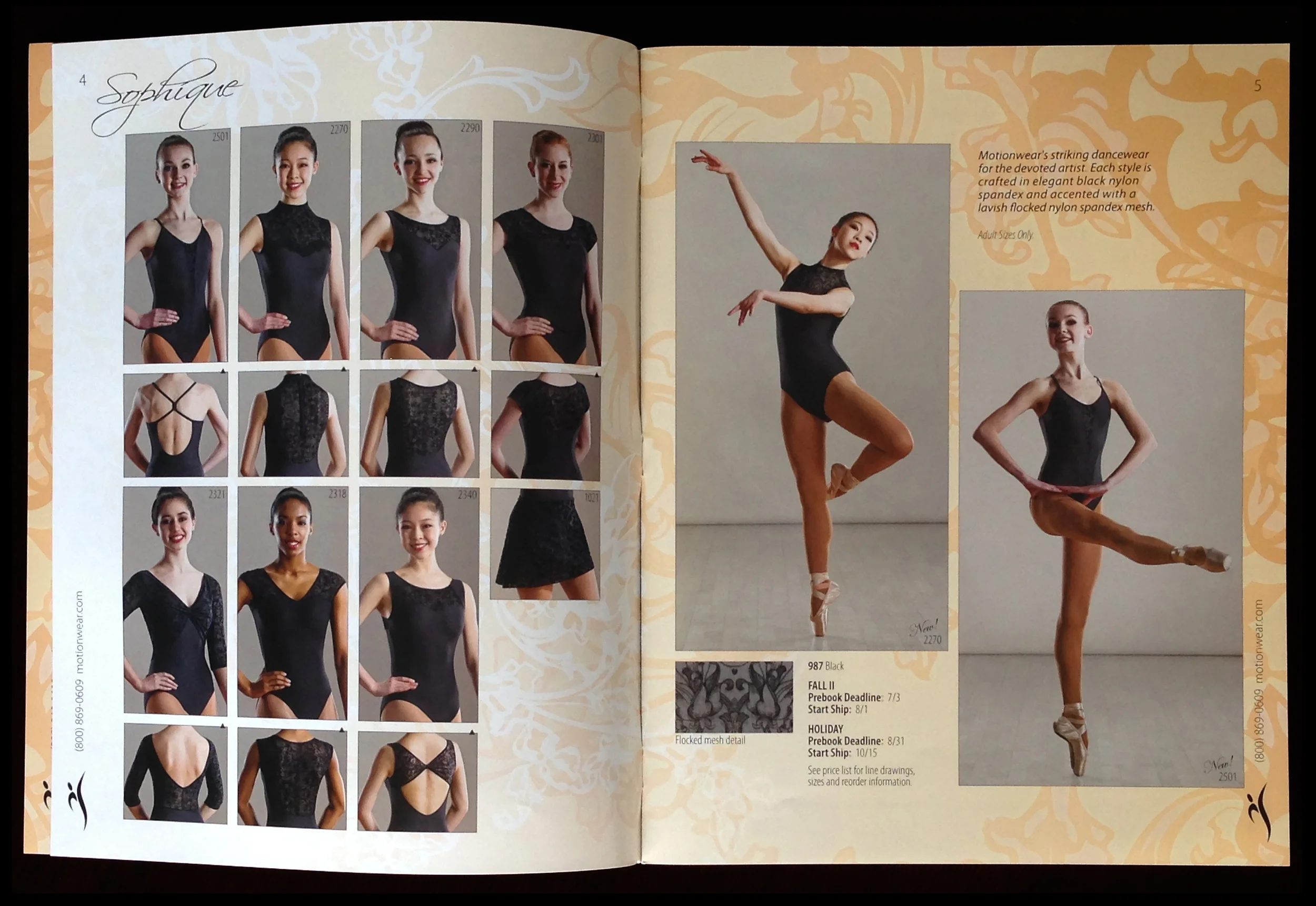 Catalog work done for Motionwear LLC.