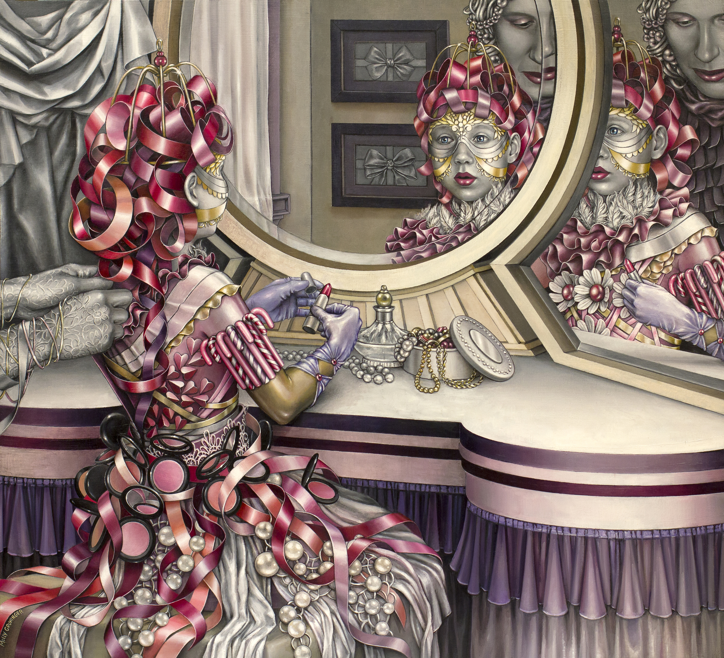 Dainty Expectations. Oil on Canvas, 48"x 48"