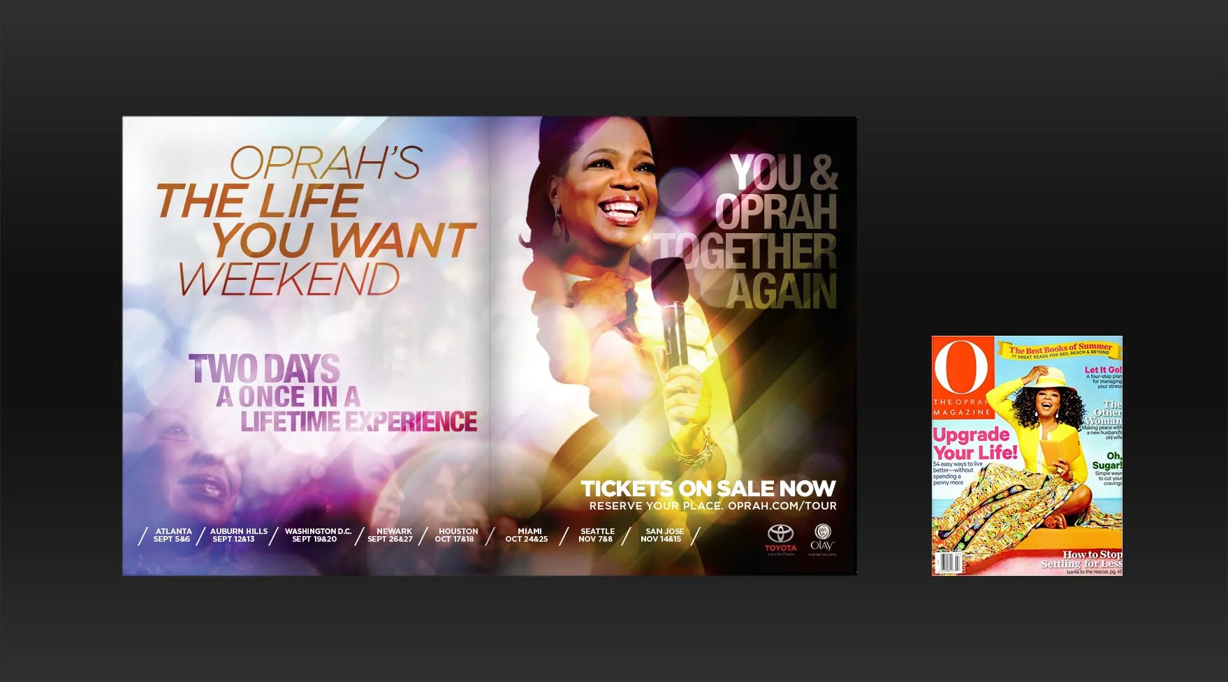 Oprah's Life you want Tour Ad
