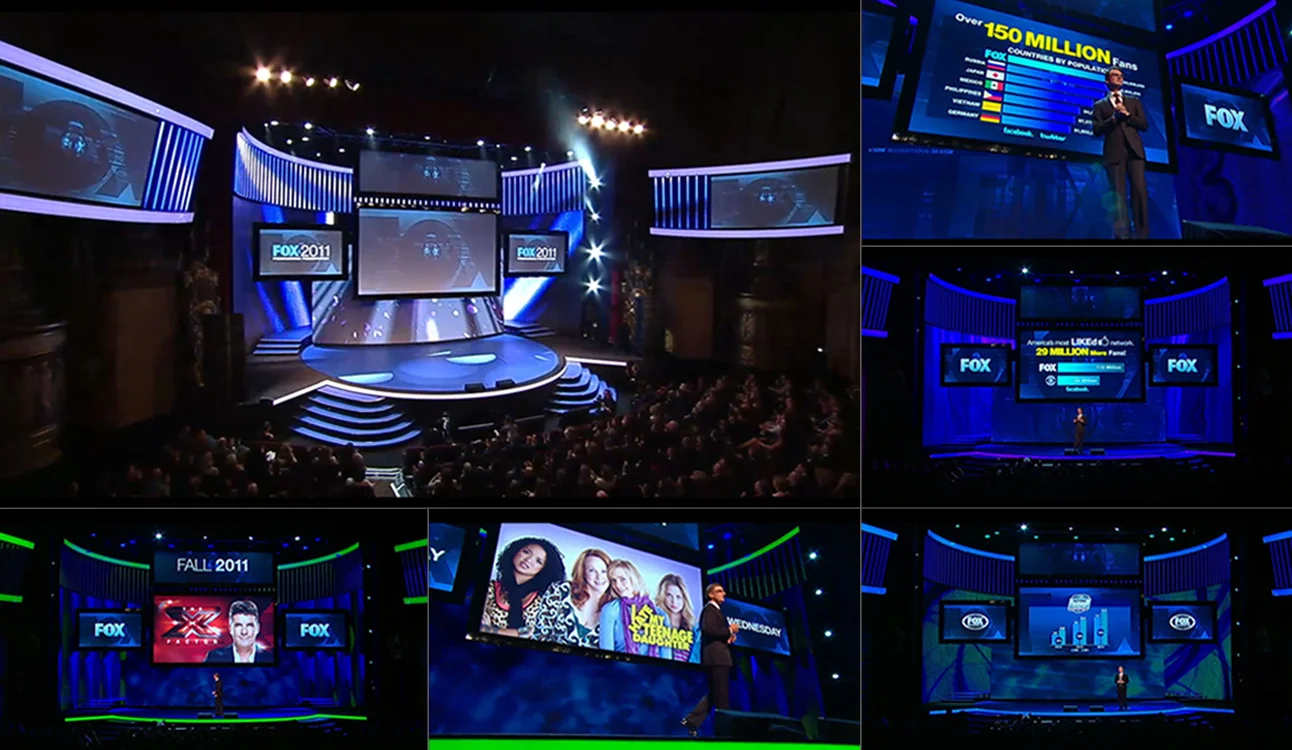 FOX: Upfronts Digital Signage