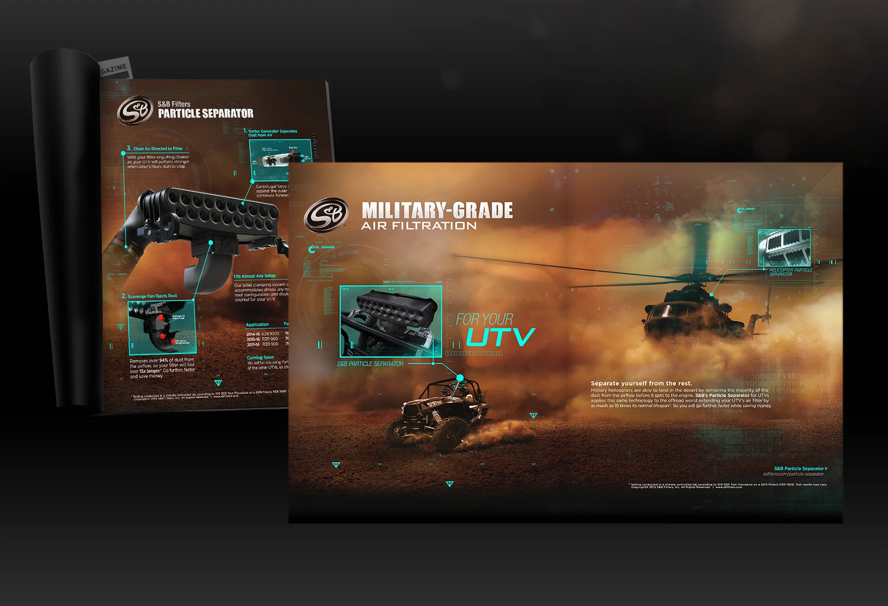 S&B Filters Ad: Military-Grade Air Filtration