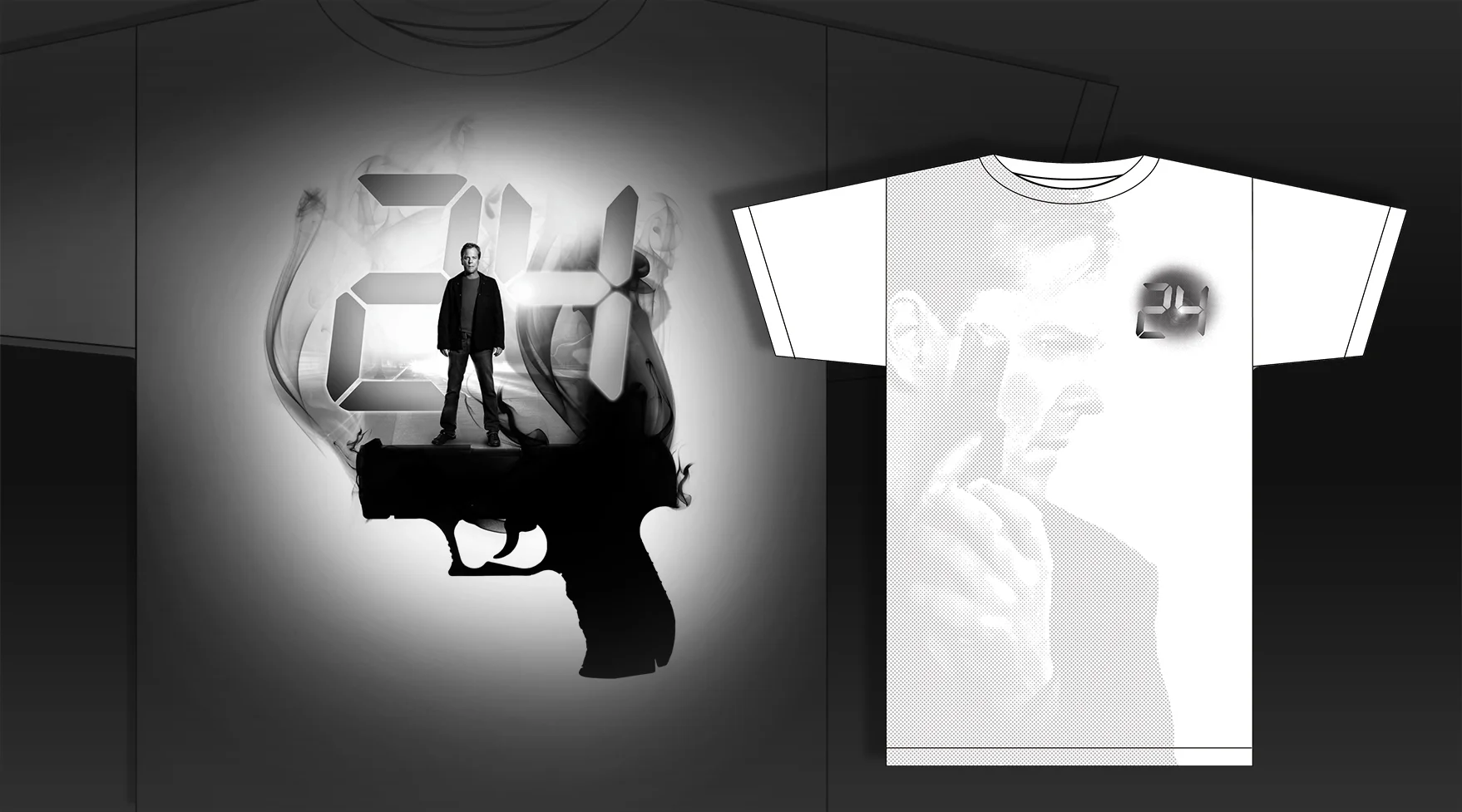 Fox: 24 Promotional T shirt design