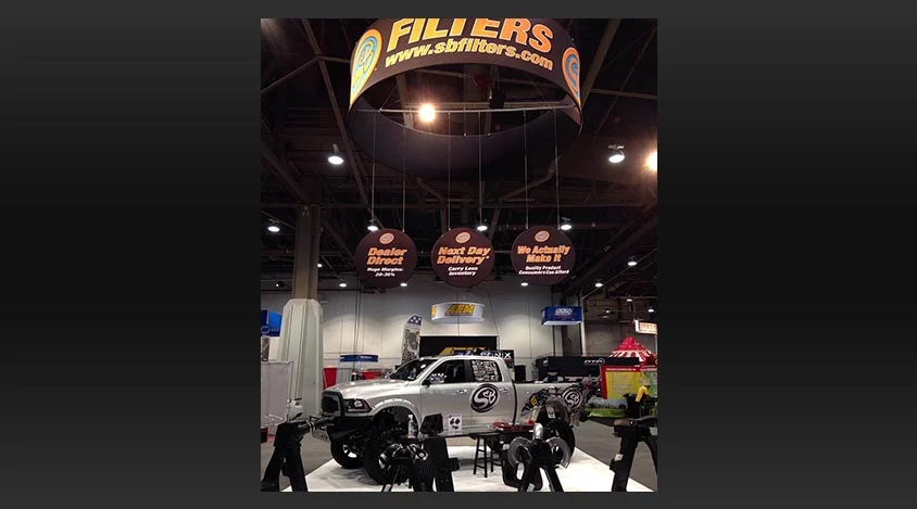 S&B Filters: SEMA Show Signage Design 