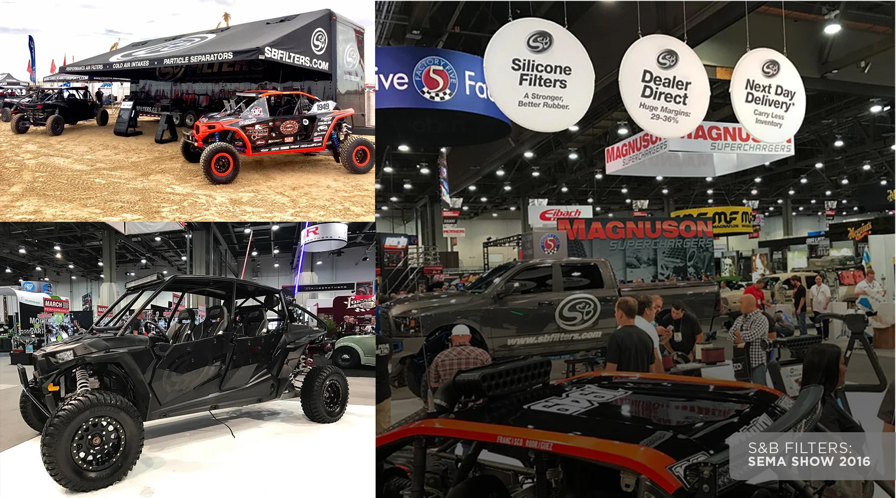 S&B Filters: SEMA Show Booth Signage / Vehicle Wraps