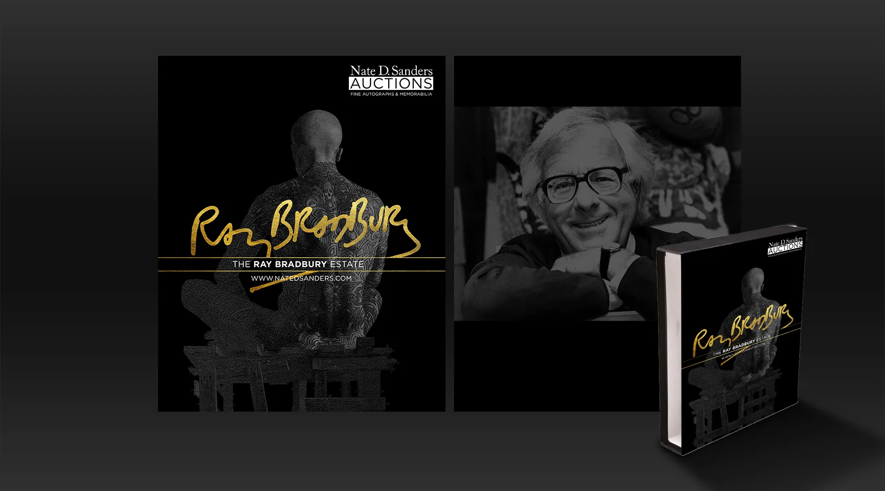 Ray Bradbury Estate Sale Slipcase Design