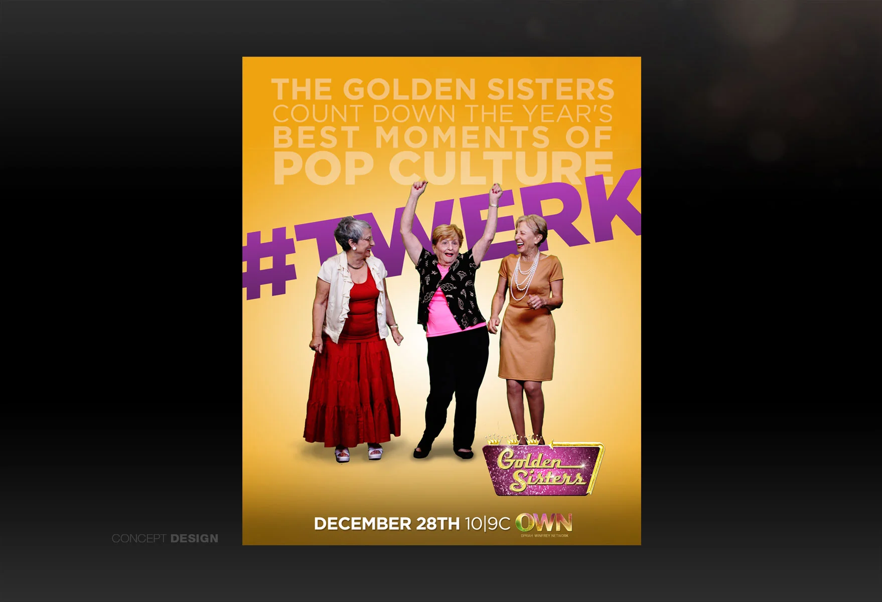 Golden Sisters Ad development 