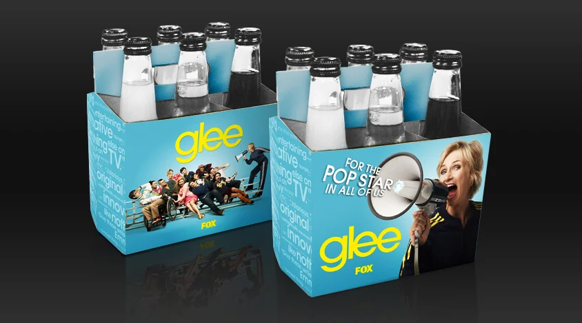 Fox/Glee promotional packaging 