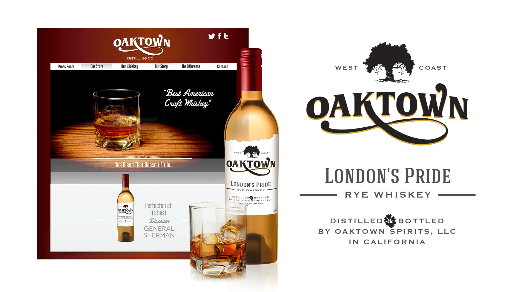 OakTown Whiskey - Brand Development 