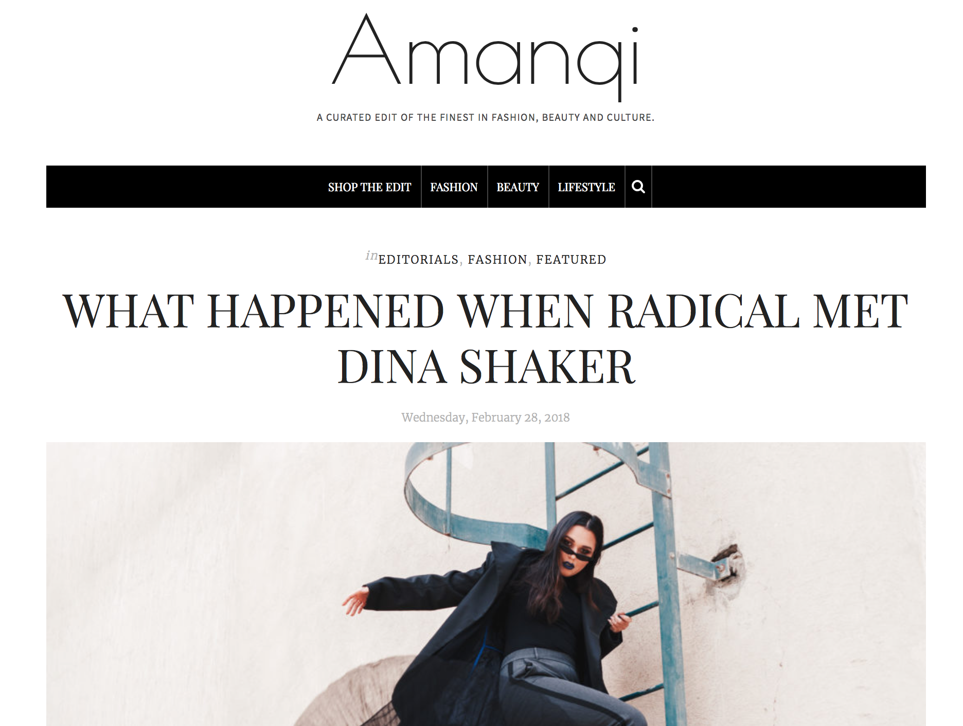 THE AMANQI EDIT View article here