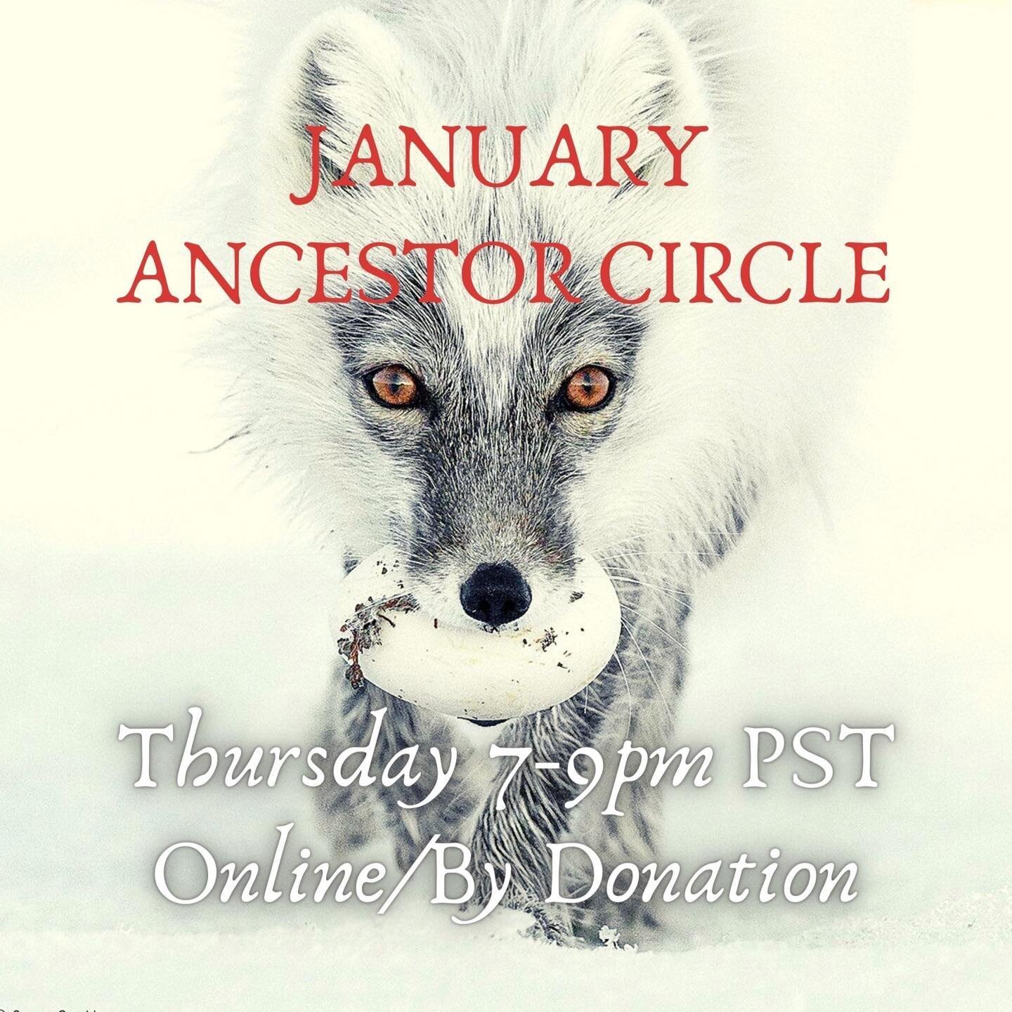 Join our January Ancestral Tending circle this Thursday 7-9pm PST. By donation/RSVP required. Link in bio. #ancestralhealing #ancestralmedicine #ancestralwisdom #ancestors #rootwisdom