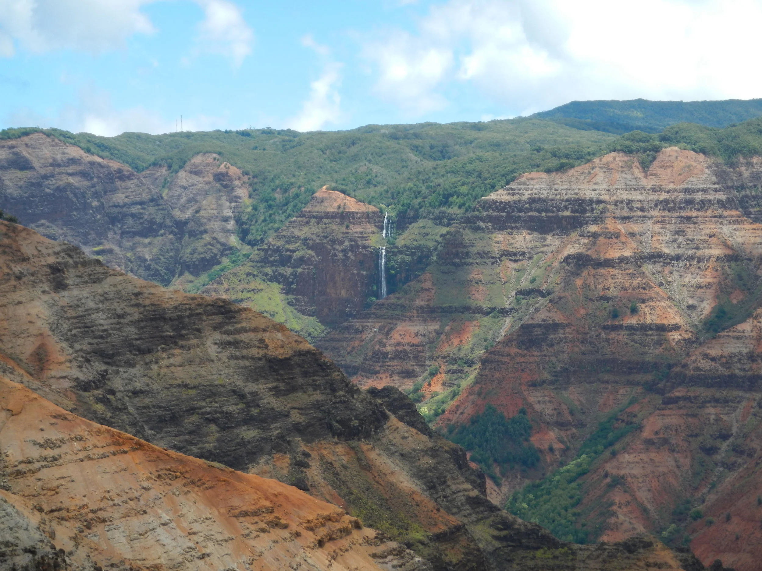 If you can zoom in on the water, you might be able to see a helicopter. The canyon is pretty impressively large.
