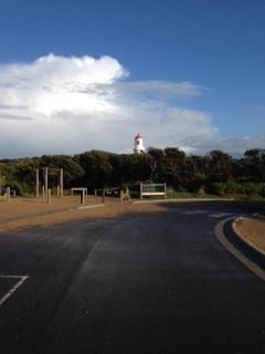 Made it back to the lighthouse! 