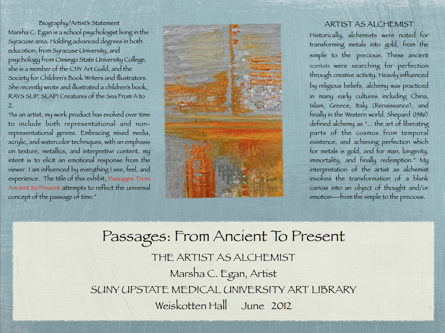 Passages: From Ancient to Present