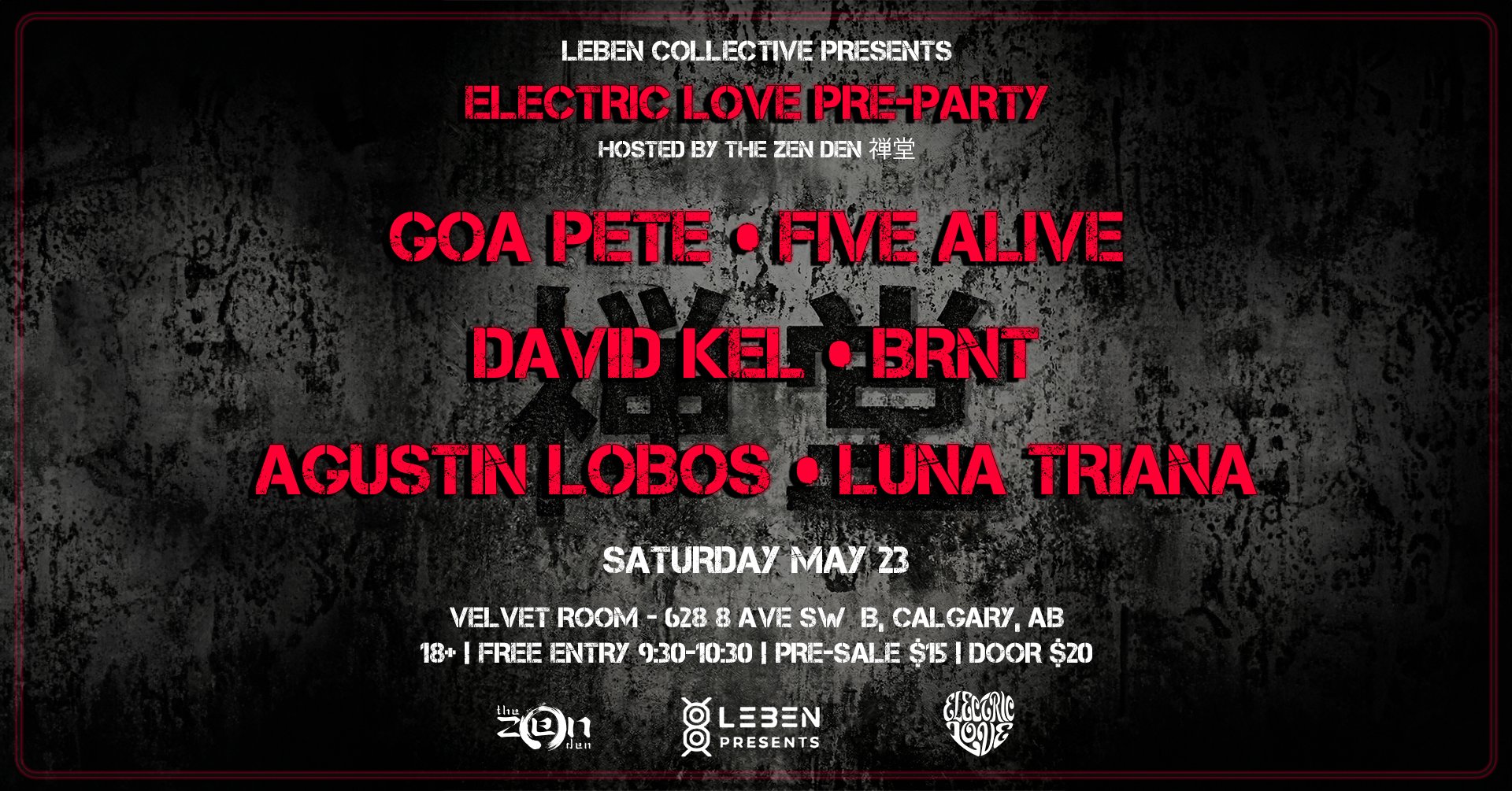 Electric Love - Zen Den Pre-Party