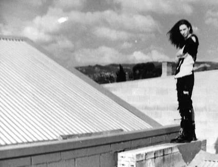 Peter Black circa 1998 photographed by fellow student Sue Michael