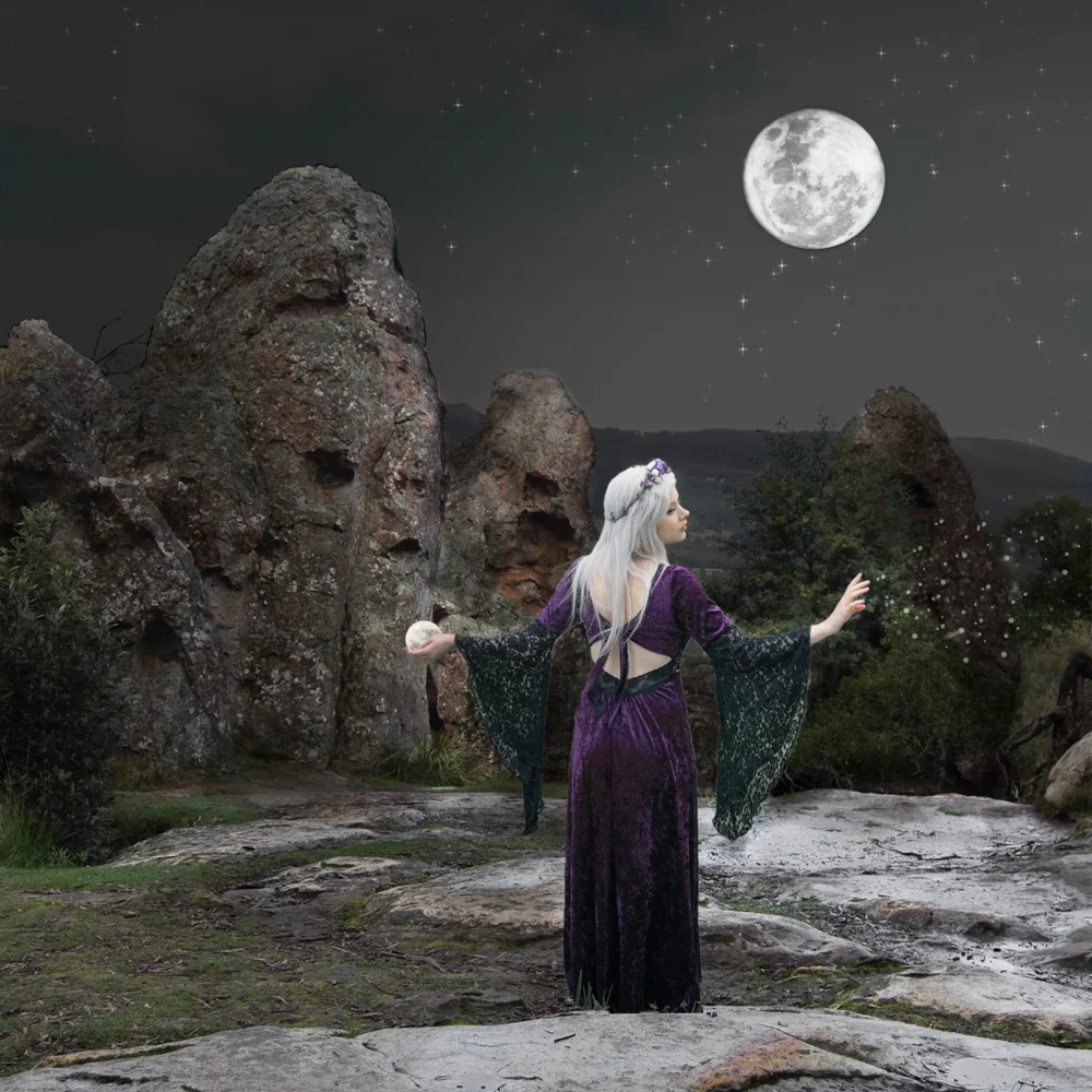 Stone Circle and Amanda by Jennifer Williams - Digital 1