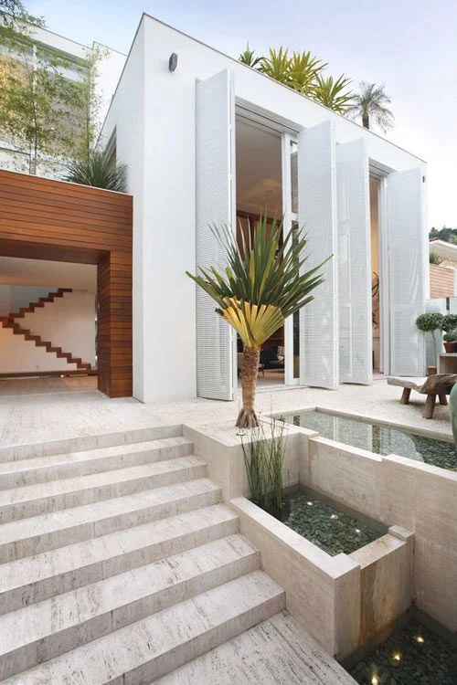 Design by Progetto Arquitetura & Interiores . Image via design-milk .