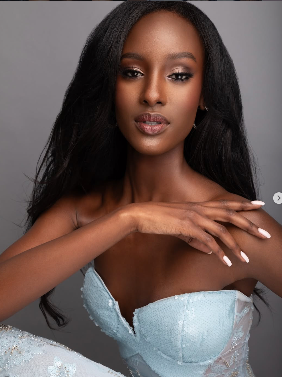Makeup for Headshot on a black model in Ottawa