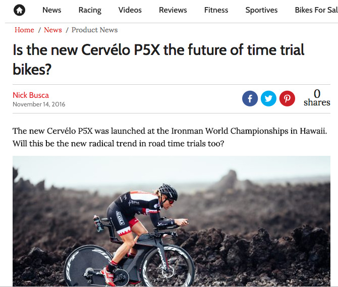 Is the new Cervélo P5X the future of time trial bikes?  