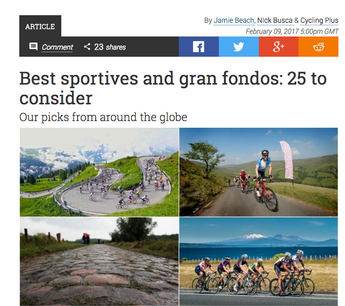 Best sportive and gran fondos: 25 to consider