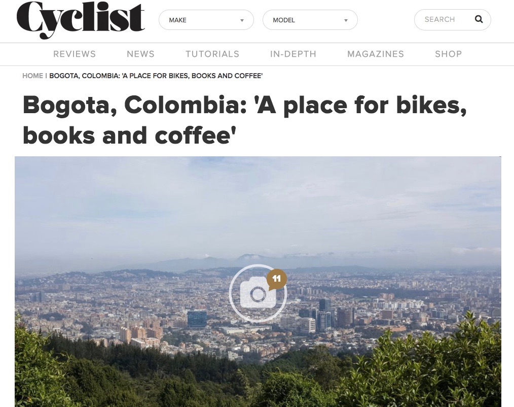 Cycling in Bogotá