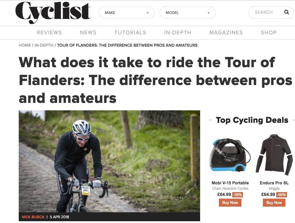 What does it to ride the Tour of Flanders?